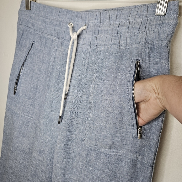 Athleta Cabo Linen Jogger Pants Size 4 - Picture 8 of 16